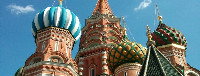 St. Basil's Cathedral is one of Святые места / Holy places.