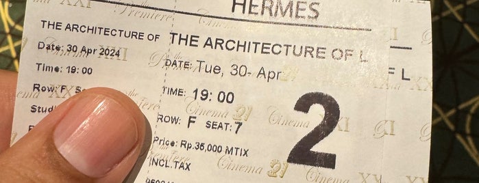 Hermes XXI is one of FAVOURITE SPOT.