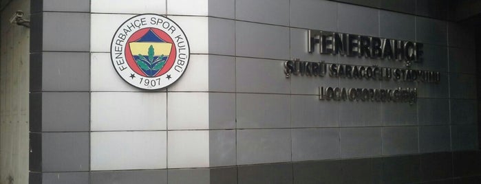 Ülker Stadyumu Fenerbahçe Şükrü Saracoğlu Spor Kompleksi is one of Tempat yang Disukai Ertan.