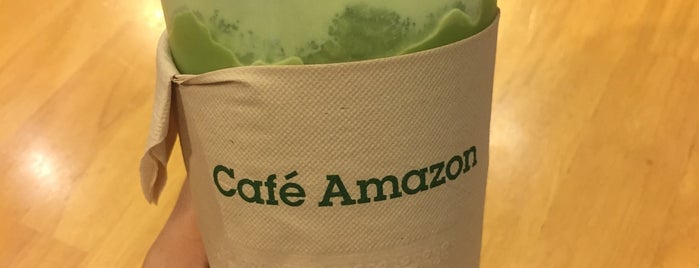 Café Amazon is one of Lieux qui ont plu à Mike.