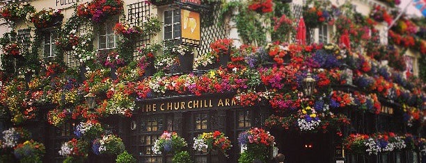 The Churchill Arms is one of London Pubs.