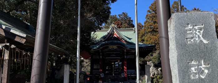 諏訪神社 is one of 訪問した寺社仏閣.