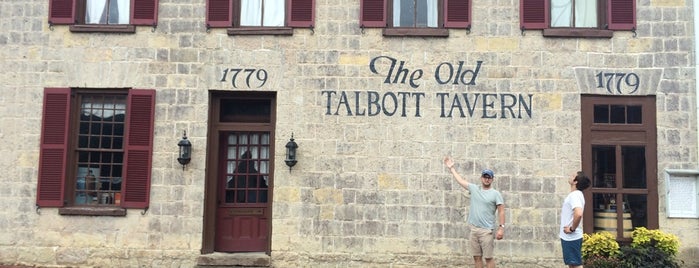 Old Talbott Tavern is one of The Oldest Bar In All 50 States.