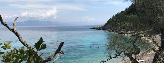 Orkos Beach is one of Paxos.