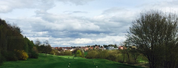 Golfclub Pforzheim Karlshäuser Hof e.V. is one of Tempat yang Disukai Burhan.