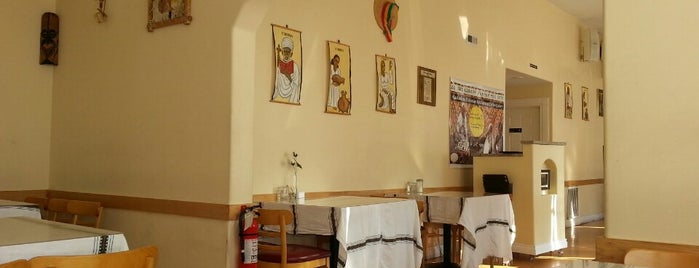 Ras Dashen Ethiopian Restaurant is one of jenny'in Beğendiği Mekanlar.