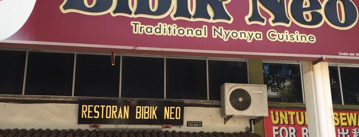 Bibik Neo Nyonya Restaurant is one of Melaka Food.