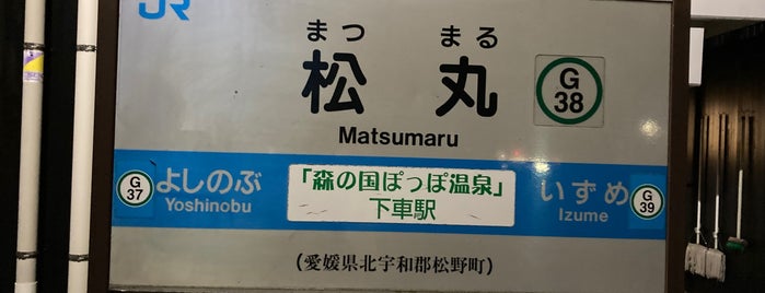 Matsumaru Station is one of JR四国・地方交通線.