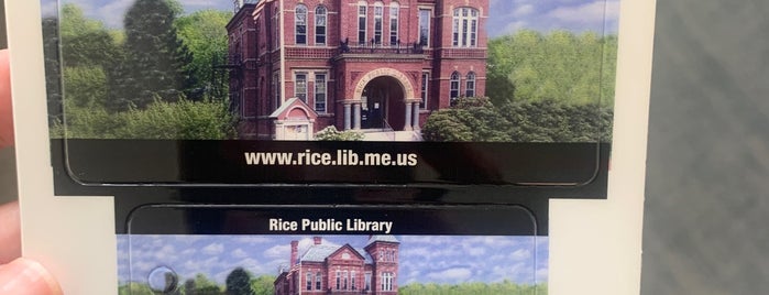 Rice Public Library is one of Questing: Conquered.