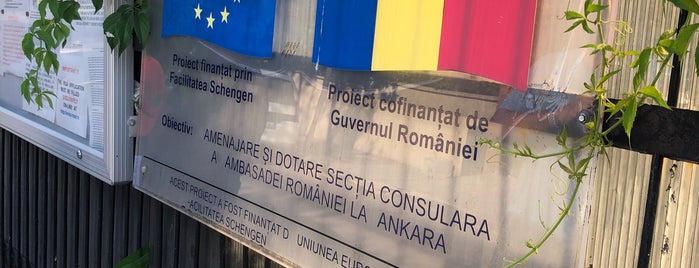 Romanya Büyükelçiliği Konsolosluk Bölümü is one of Embassies and consulates.