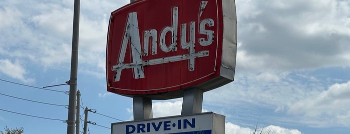 Andy's Drive-In Restaurant is one of local shops - w.h..