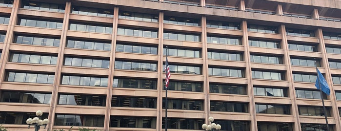 U.S. Postal Service Headquarters is one of M's Saved Places.