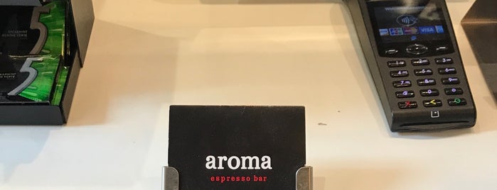 Aroma Espresso Bar is one of Kyo 님이 좋아한 장소.