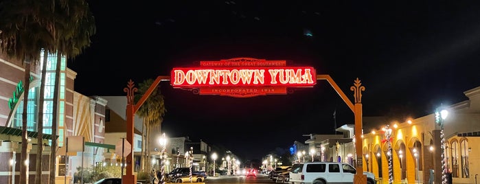 Downtown Yuma is one of Tempat yang Disukai Juan.