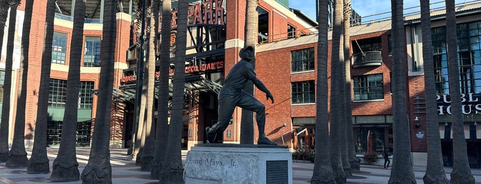 Willie Mays Statue is one of Giants.