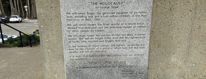Holocaust Memorial is one of SF Arts Commission - Monuments & Memorials.