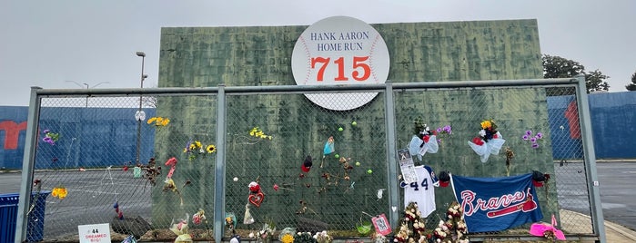 Hank Aaron 715 Home Run Marker is one of Atlanta.