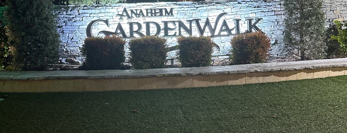 Anaheim GardenWalk is one of California.