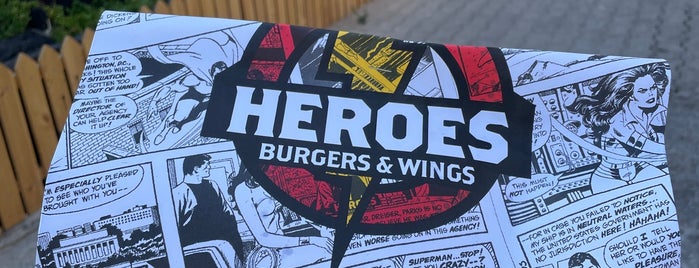 Hero's Burger & Wings is one of Amman.