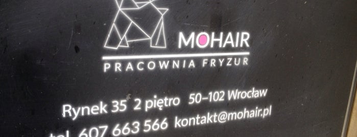 Pracownia Fryzur Mohair is one of Agneishca'nın Beğendiği Mekanlar.
