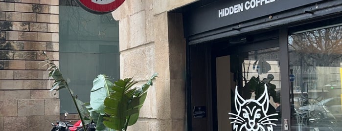 Hidden Café Barcelona is one of NomadWork.