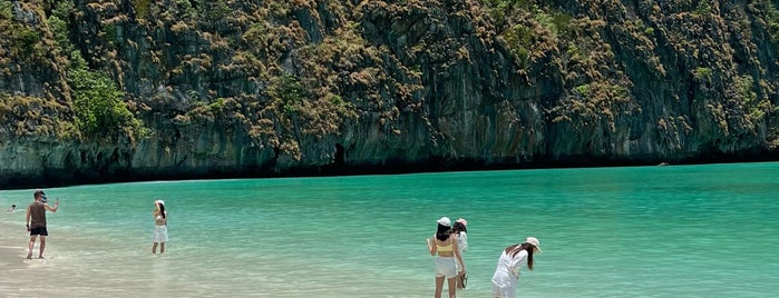 Maya Bay Island, Andaman Sea is one of Thailand, Phuket.