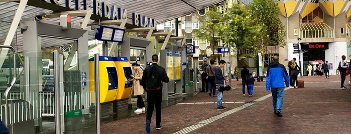 Station Rotterdam Blaak is one of Rott.