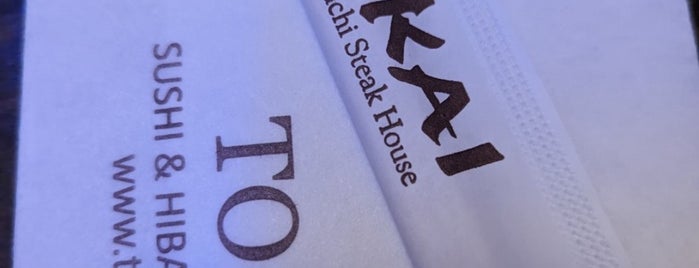 To-Kai Sushi & Hibachi Steak House is one of Joe'nin Kaydettiği Mekanlar.