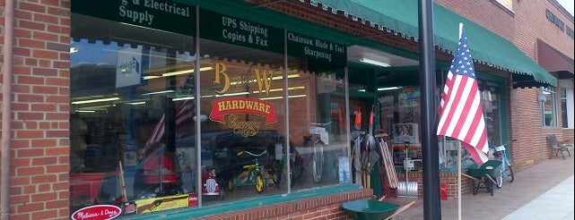 B&W Hardware Co. is one of Wake Forest Localista Favorites.