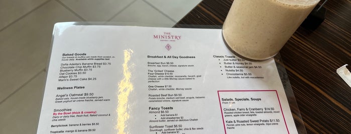 The Ministry Coffee + Wine is one of Coffee Shops.