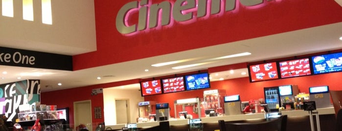 Cinemex is one of Tempat yang Disukai Tania.