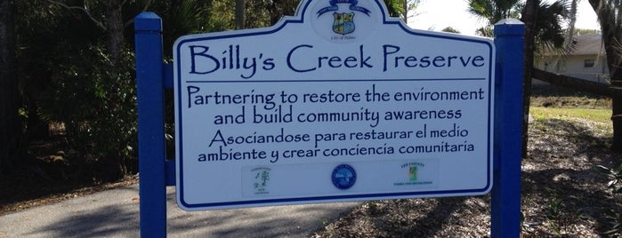 Billy Creek Preserve is one of Parks and Preserves.