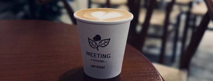 اجتماع الكافيين ‏METTING CAFFEINE is one of New cafes Riyadh.