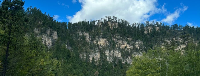 Spearfish Canyon is one of CBS Sunday Morning 2.