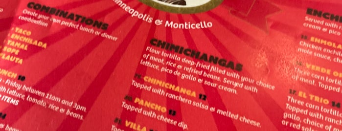 Pancho Villa Mexican Restaurant is one of Mpls St Paul Insider Eats 2012.