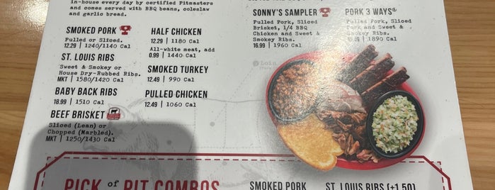 Sonny's BBQ is one of TN Trip.