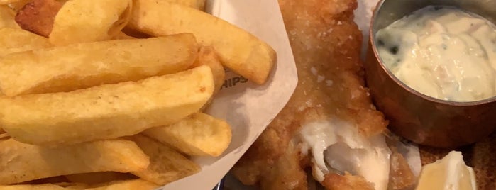 The Mayfair Chippy is one of London : Fish&Chips.