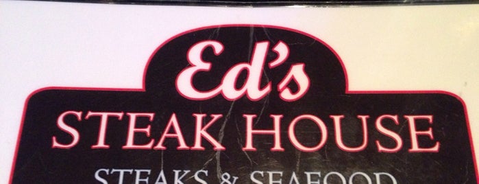 Ed's Steakhouse is one of Locais curtidos por Chris.