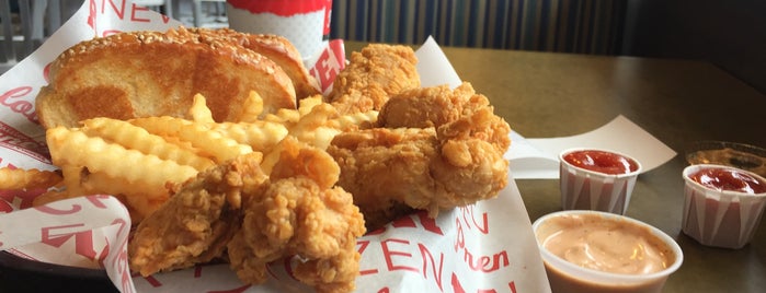 Raising Cane's Chicken Fingers is one of Out of Town.