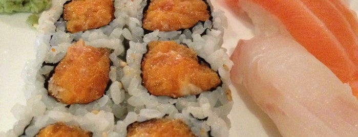 Aji Sushi is one of Lugares favoritos de Andrew.