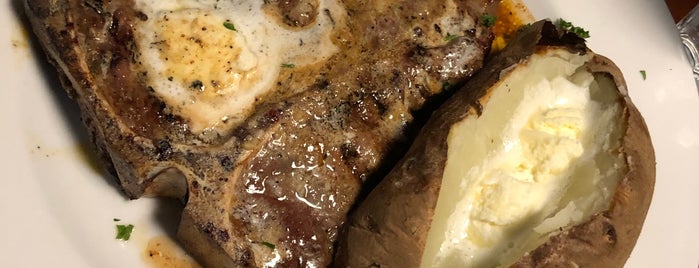 Malone's Steak & Seafood is one of New places to grub!.