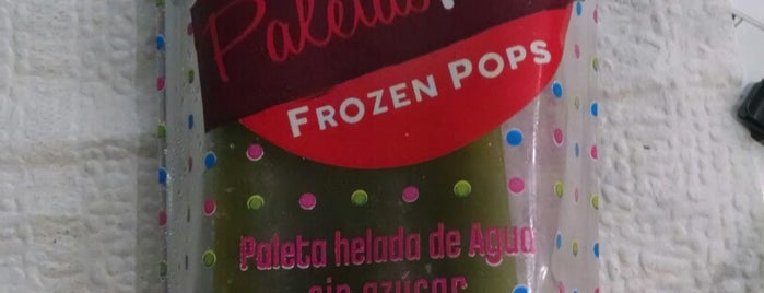 Paletas POP is one of antojos.