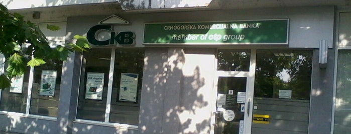 CKB is one of Lugares favoritos de Crnogorska komercijalna banka.