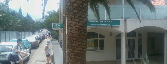 CKB is one of Crnogorska komercijalna banka's Saved Places.