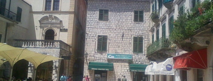 CKB Trg od oružja, Kotor is one of Lugares favoritos de Crnogorska komercijalna banka.