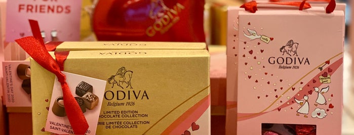 Godiva Chocolatier is one of candy store.