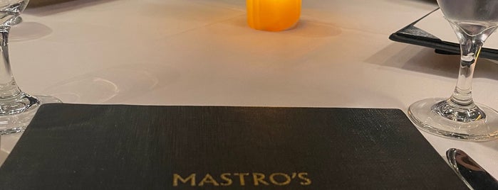 Mastros Ocean Club is one of Restaurant W.