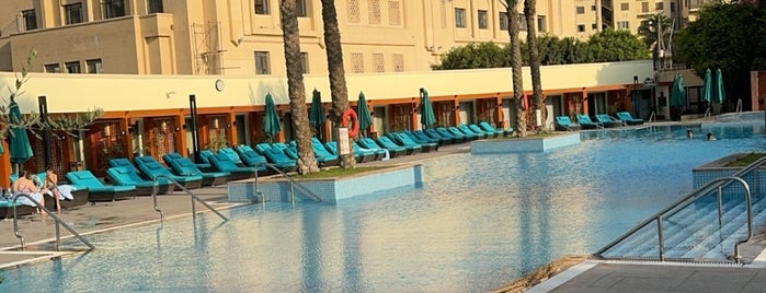 Pool at The Nile Ritz-Carlton is one of Entertainment.