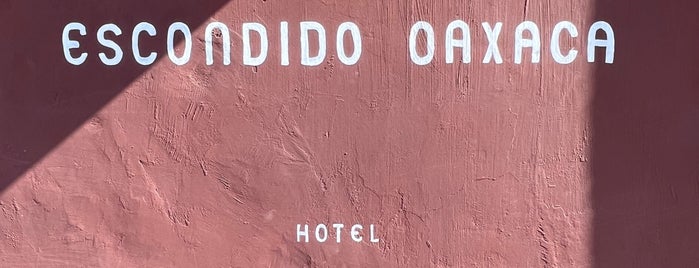 Hotel Escondido Oaxaca is one of International: Hotels 2.