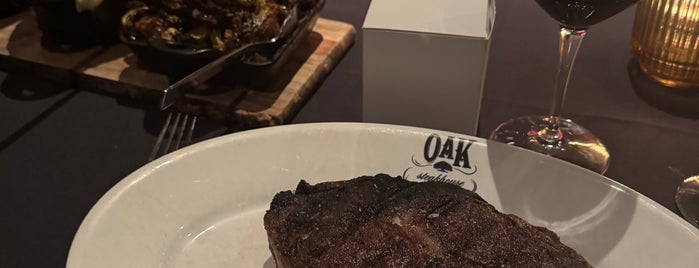 Oak Steakhouse is one of Dinner Options.